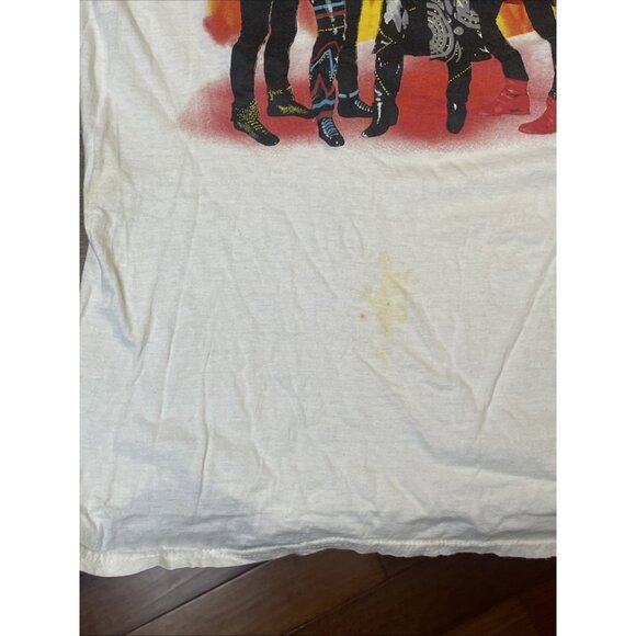 1986 JUDAS PRIEST Fuel For Life Tour 3/4 Sleeve Raglan Shirt LARGE - Picture 5 of 8